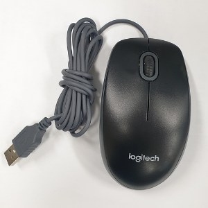 로지텍 정품 양손형 USB 유선 마우스 M-90 무료배송